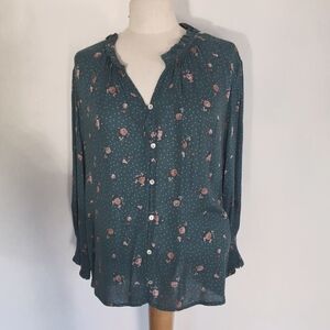 Feminine Floral Blouse N/WO/T